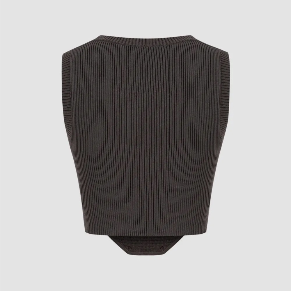 Rib knit tank top - Picture 2 of 9